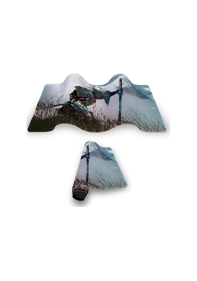 Gaming Mouse Pad 90x40 Mouse Pad Xxl Büyük Oyuncu Mouse Pad Speed Mousepad Samurai, 90x40 Cm