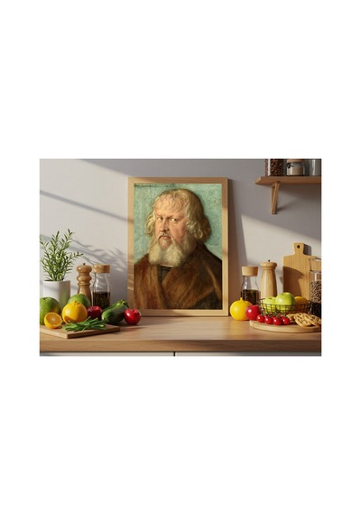Rönesans Dürer Hieronymus Holzschuher Portresi Çerçevesiz Poster 21x30 Cm A4 Tablo Rönesans