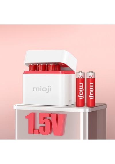 Mioji BT12 AA ve AAA 1.5V Pil Şarj Cihazı Beyaz