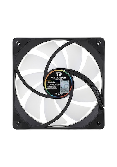 Thermalright Tl-c12c-s Argb 120mm Siyah Kasa Fanı