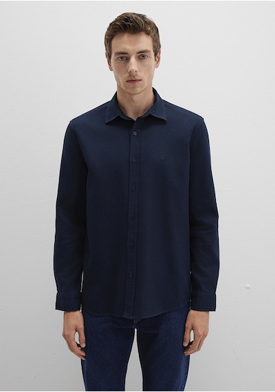 Mavi Slim Fit Lacivert Erkek Gömlek M0211656-80872 Lacivert