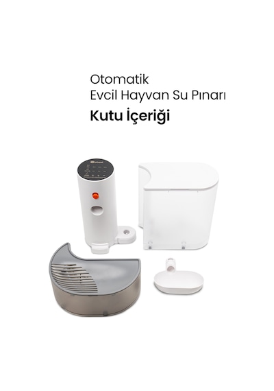 Kedi Su Pınarı Otomatik, Şarjlı, 3l, 180 Gün Pil Ömrü, Kablosuz, Akıllı Su Sebili H310