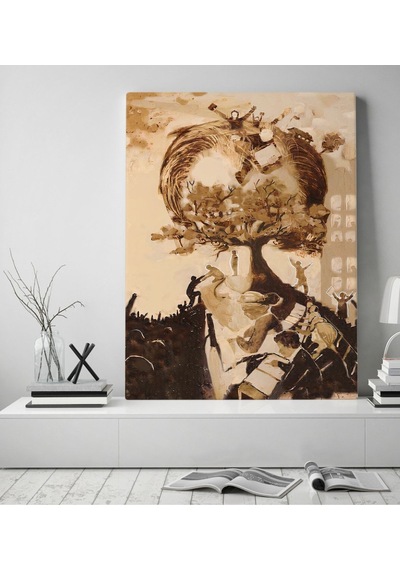 Bk Gift Atatürk Temalı Kanvas Tablo 50X70Cm-41 (507630222)