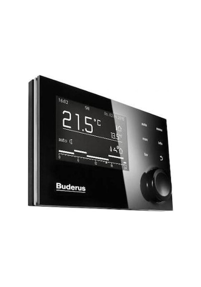 Buderus RC310 Kablolu Oda Termostatı Siyah