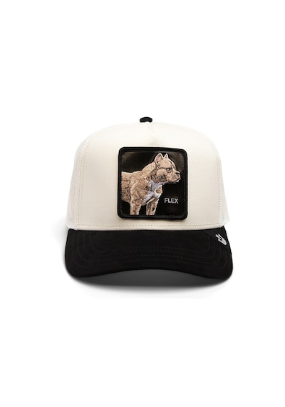 Goorin Bros. The Suede Pitbull Köpek Figürlü Şapka 101-1860 Beyaz