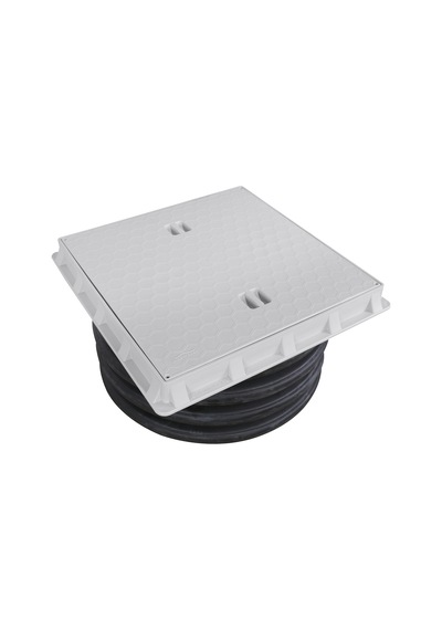 500Mm Koruge Boru Uyumlu Çerçeve + Düz Kapak