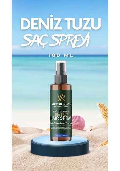 Victor Royal Hacim Ve Dolgunluk Veren Deniz Tuzu Saç Spreyi 100 ML