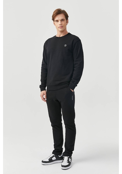 Jepublic Erkek Sweatshirt-j242409 Siyah