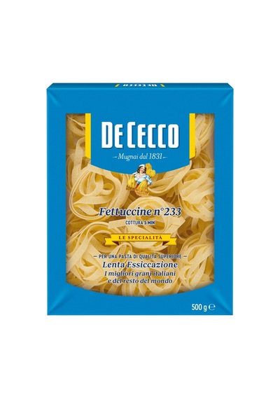 De Cecco Fettuccine Makarna 500 G - İtalyan Lezzeti 5'li Avantaj Paketi - 5 Adet Tarı