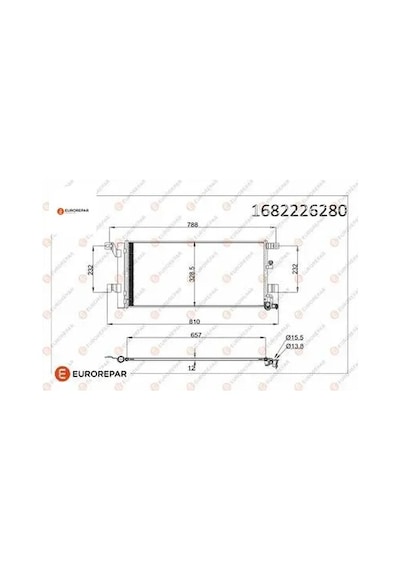 Erp Klima Radyatörü Audı A4 B9/ A5 F57 / A7 A6 Eurorepar 1682226280