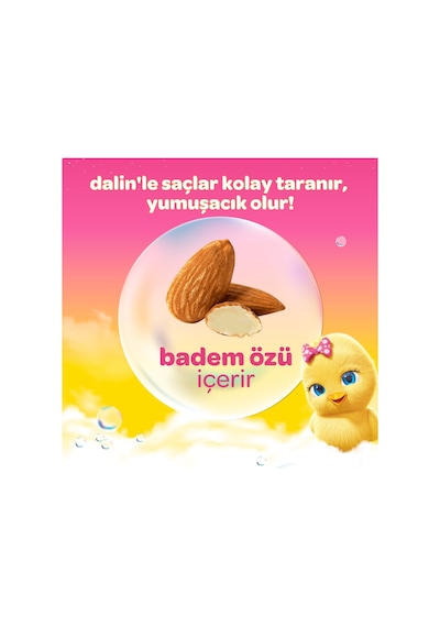 Dalin Bebek Şampuanı 700ml Kolay Tarama Badem Özlü 2 Li Set Tüm Saçlar