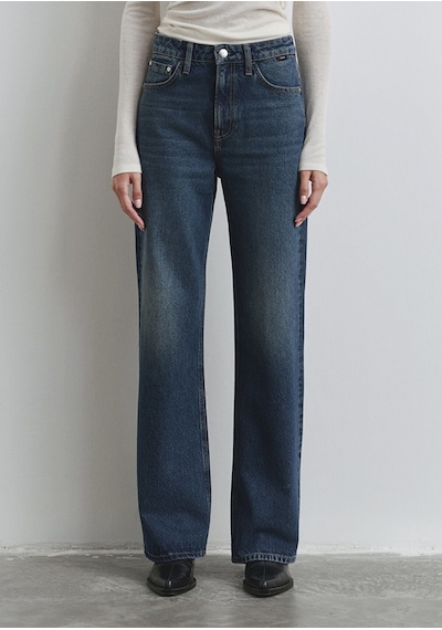 Vıctorıa Dark Shaded Classic Denim Mavi