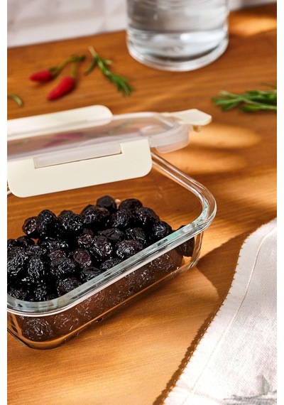 Emsan Soft 1050 Ml Borosilikat Saklama Kabı Sku: Smg8690010216892 Açık