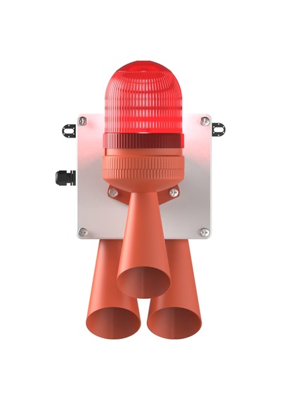 Mesan Led Multifonksiyon 3x 43 Ses Siren Kırmızı 110-220vac Ms 5806.1.110-220vac
