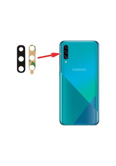 Samsung Uyumlu Galaxy A30S A307F Kamera Lens Camı
