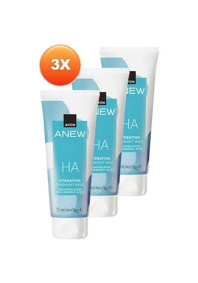 Avon Anew Hyalüronik Asit İçeren Gece Maskesi 3 x 75 ML