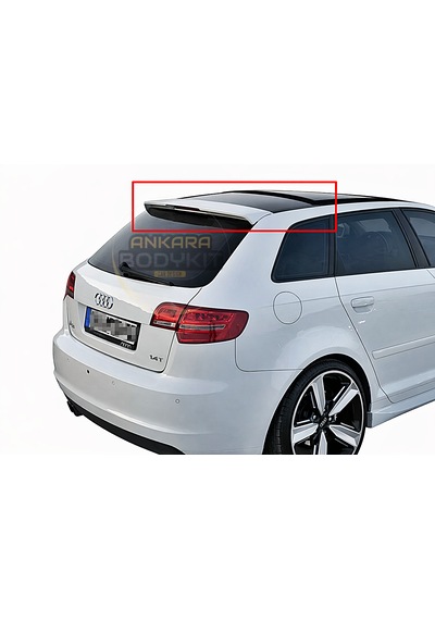 A3 8p Sportback Spoiler -4 Kapı Uyumludur - Boyasız - Fiberglass