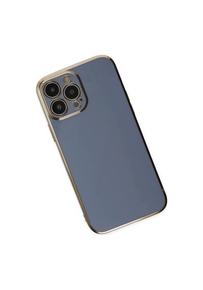Newface Apple iPhone Uyumlu 14 Pro Kılıf Volet Silikon - Mavi Diğer