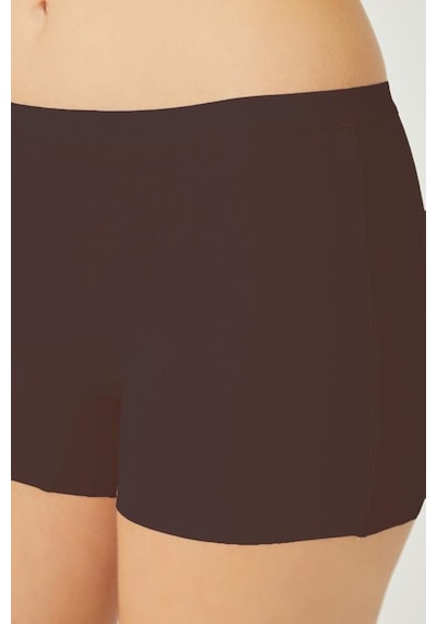 Cottonill Basic Lazer Kesim Dikişsiz Kadın Boxer Külot 3'lü Paket - 2 Çok Renkli 3
