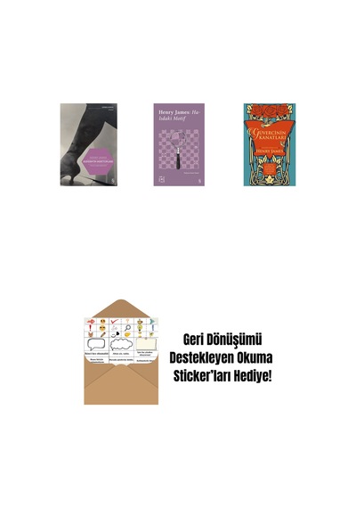Aspern'in Mektupları + Everest Açıkhava 16 - Halıdaki Motif + Güvercinin Kanatları Ciltli + Okuma Sticker'ları