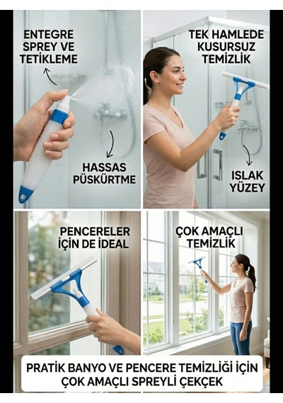 Hbnet Pratik Sprey Mekanizmalı Cam Sileceği Belirtilmemiş