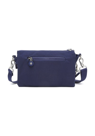 Smart Bags Günlük Minik Boy Su Geçirmez Krınkıl Kumaş Kadın Telefon Ve Postacı Çantası Lacivert