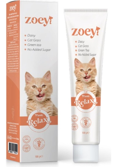 Zoey Relax Paste Kediler İçin Rahatlık ve Sakinliği Desteleyen Malt 100 G