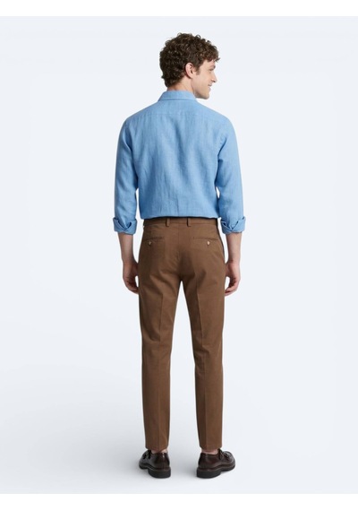 Kip Mavi Regular Fit Dokuma Casual %100 Pamuk Gömlek