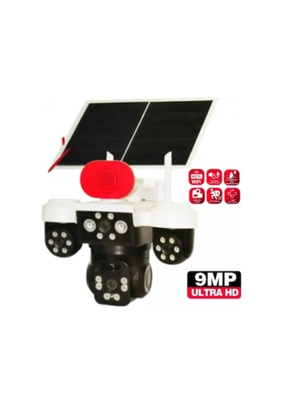 Apronx Apx-wp296 9mp 3.6mm Üç Kameralı Wifi + Solar