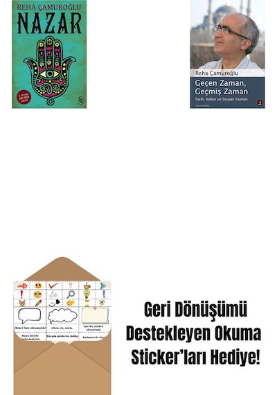 Nazar + Geçen Zaman, Geçmiş Zaman + Okuma Sticker'ları