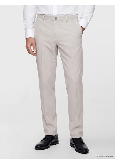 Lcw Busıness Bej Slim Fit Erkek Pantolon