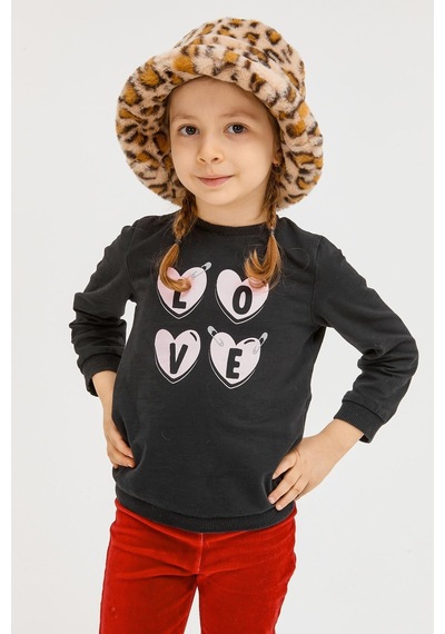 Benitto Kids Benittokids Kız Çocuk Peluş Bucket Şapka 7001-leopar