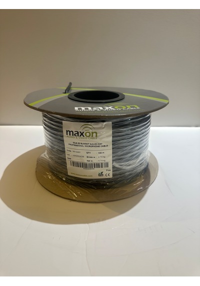 Maxon Mxa 22 Summıt 2x0,22 Mm Professıonal Mıcrophone Cable