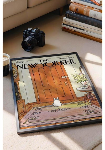 The New Yorker Çerçeveli Tablo February 4 1974