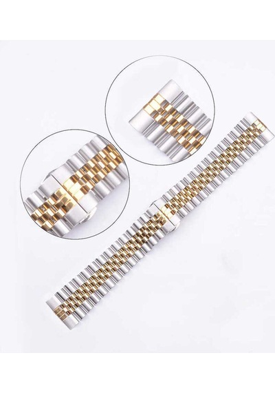 Gear S3 Uyumlu Krd-36 22mm Metal Mxsp Kordon-gold