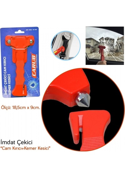 Oto İmdat Çekici Acil Durum Imdat Çekici Kemer Kesici Acil Çıkış Çekici Cam Kırma Çekici Asacaklı