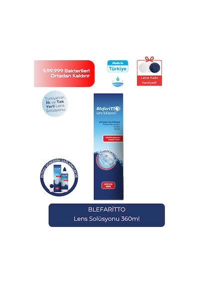 Blefaritto 360 ml Lens Solüsyonu