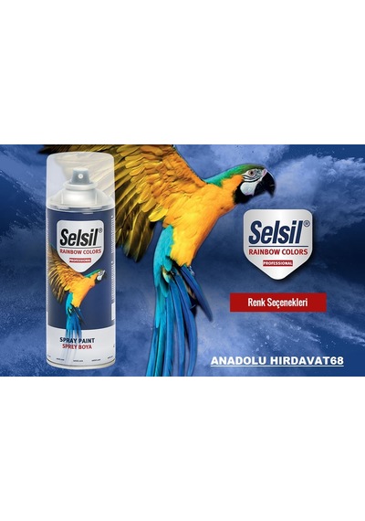 Selsil Sprey Boya 400 ML Parlak Beyaz Renk Boya