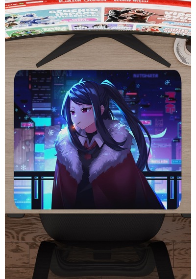 Va-11 Hall-a Kaymaz Dikişli Kauçuk Oyuncu Mousepad V2 - 48x40 Xl Gaming Mouse Pad Fare Altlığı