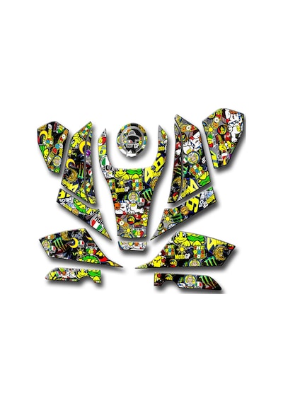 Mt25 2019-24 Tank Pad Seti Rossi
