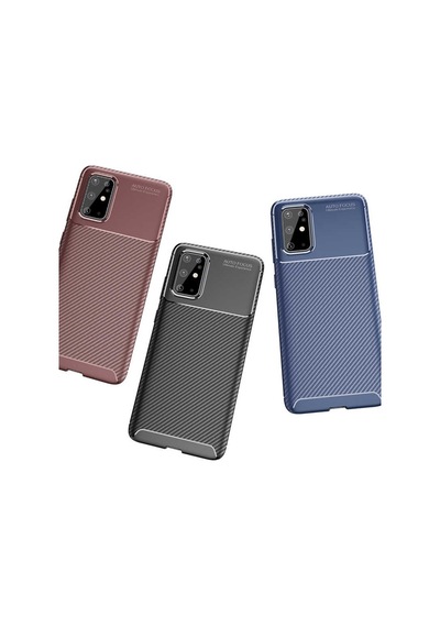 Samsung Uyumlu Galaxy S20 Plus Kilif Karbon Silikon Case 417936100