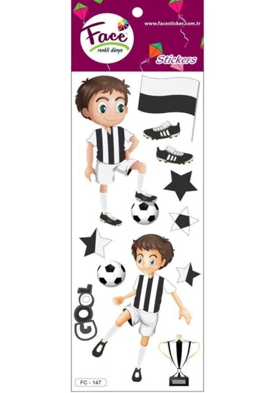 Face Sticker Renkli Kabartma Fc-146