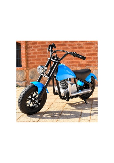 36v 180w Chopper Akülü Motor Elden Gazlı Dumanlı Şişme Lastikli Lityum Pilli Mavi
