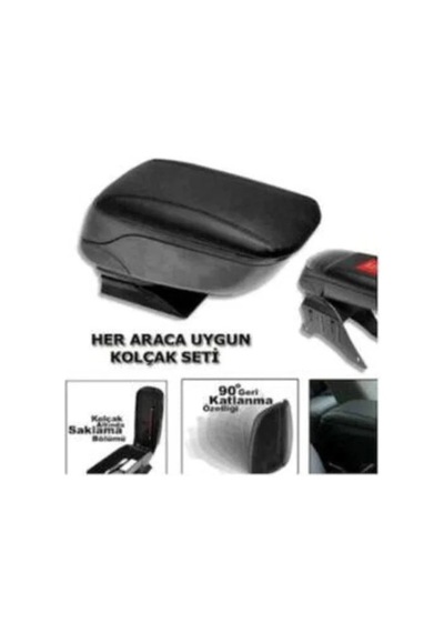 Tiger Marketing Siyah Renk Universal Tüm Araçlara Uygun Kolçak