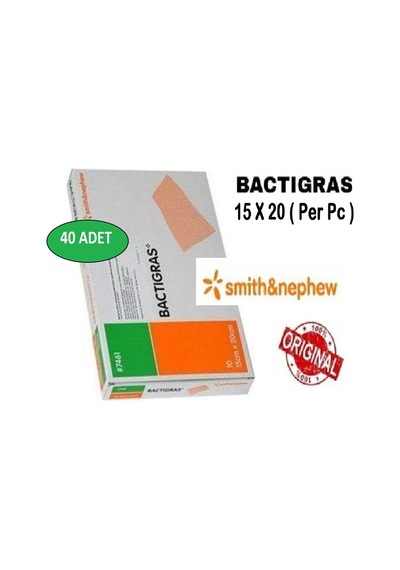 Bactigras Parafinli Antiseptik Tül Sargı Yara Bakım Örtüsü 15cm X 20cm 40 Adet S K T 2027 Ref 7461