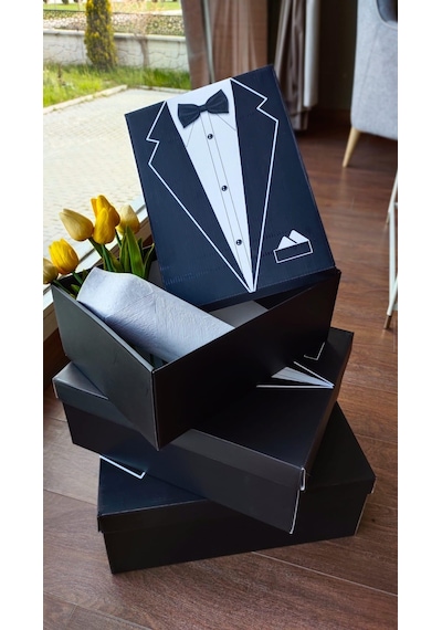 Crearthome Damat Bohçası,damat Kutusu, Çeyiz Kutu Seti 3 Lü Set Crearthome Damat Bohçası,damat Kutusu, Çeyiz Kutu Seti 3 Lü Set