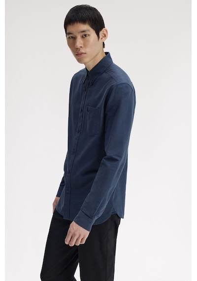 Fred Perry M5516-738 Oxford Erkek Gömlek Mavi
