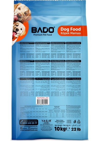 Bado Yetişkin Köpek Maması Kuzu Etli Pirinçli 10 Kg