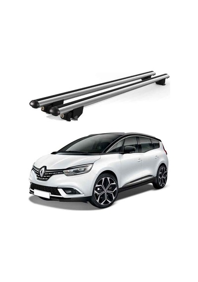 Kanca Renault Grand Scanic 2017 Ve Sonrası Uyumlu Gri Kilitli Ara Atkı 120cm Port Bagaj Tavan Barı