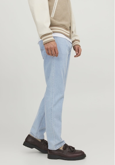 Jack & Jones Erkek Chris 738 Loose Fit Jean 12250231 Blue Denim